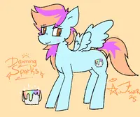 View image: Dawning Sparks the Pegasus